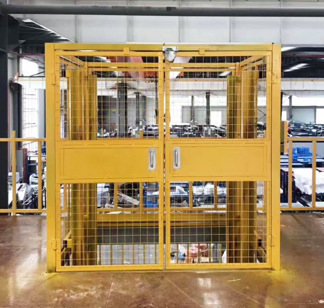 江门智能导轨式升降机亮相